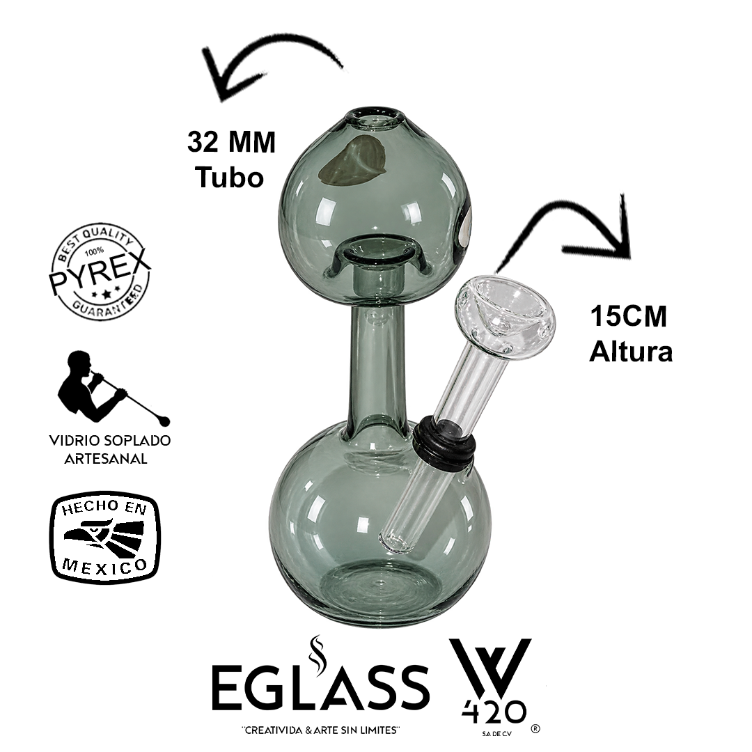 Bong Pyrex W420 Mini Hongo Black