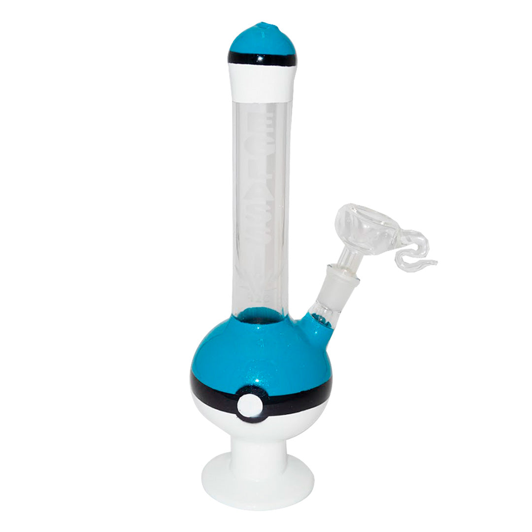 Bong Pyrex W420 Pokeball Blue