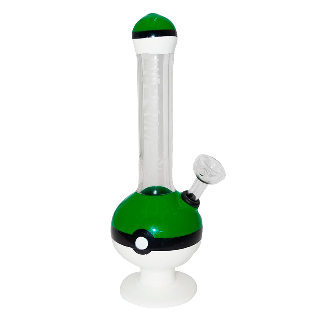 Bong Pyrex W420 Pokeball Green