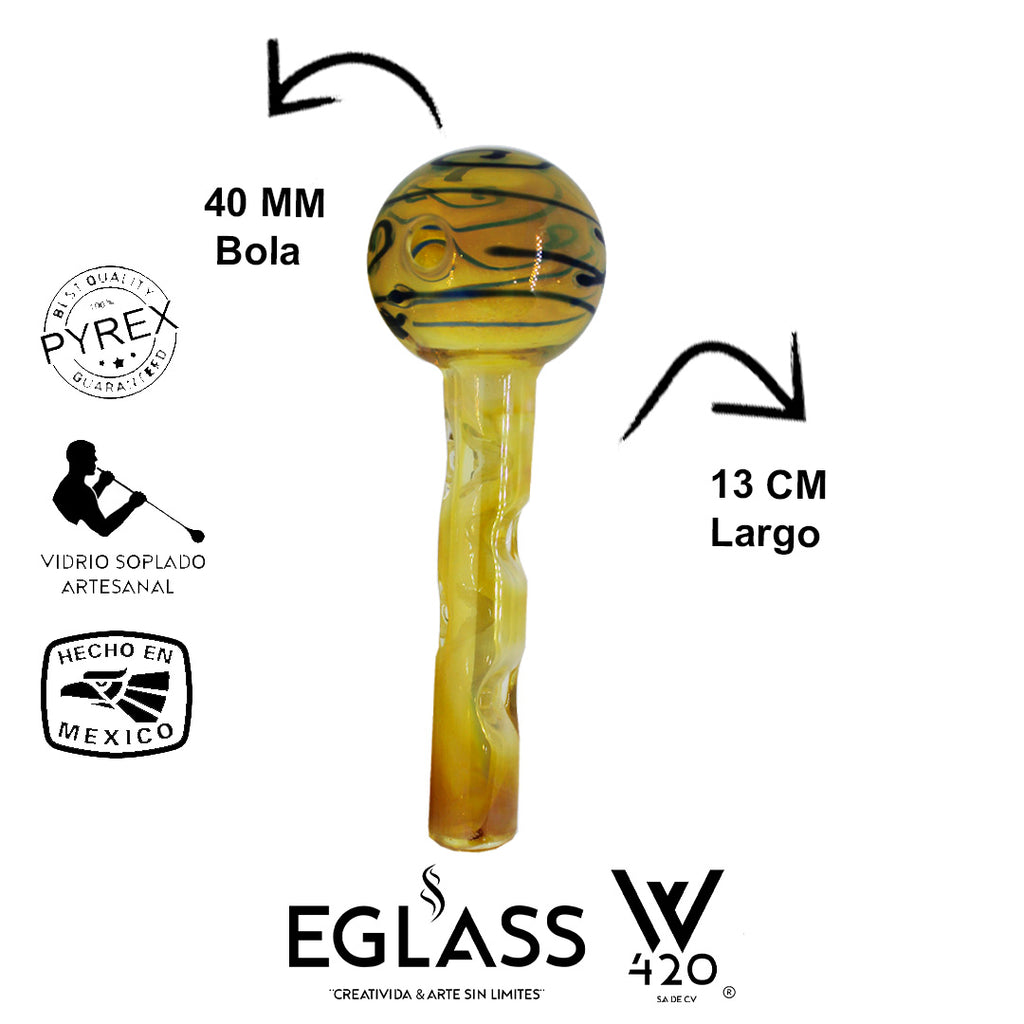 50pz Vaporizador Bola Color Picos 40mm