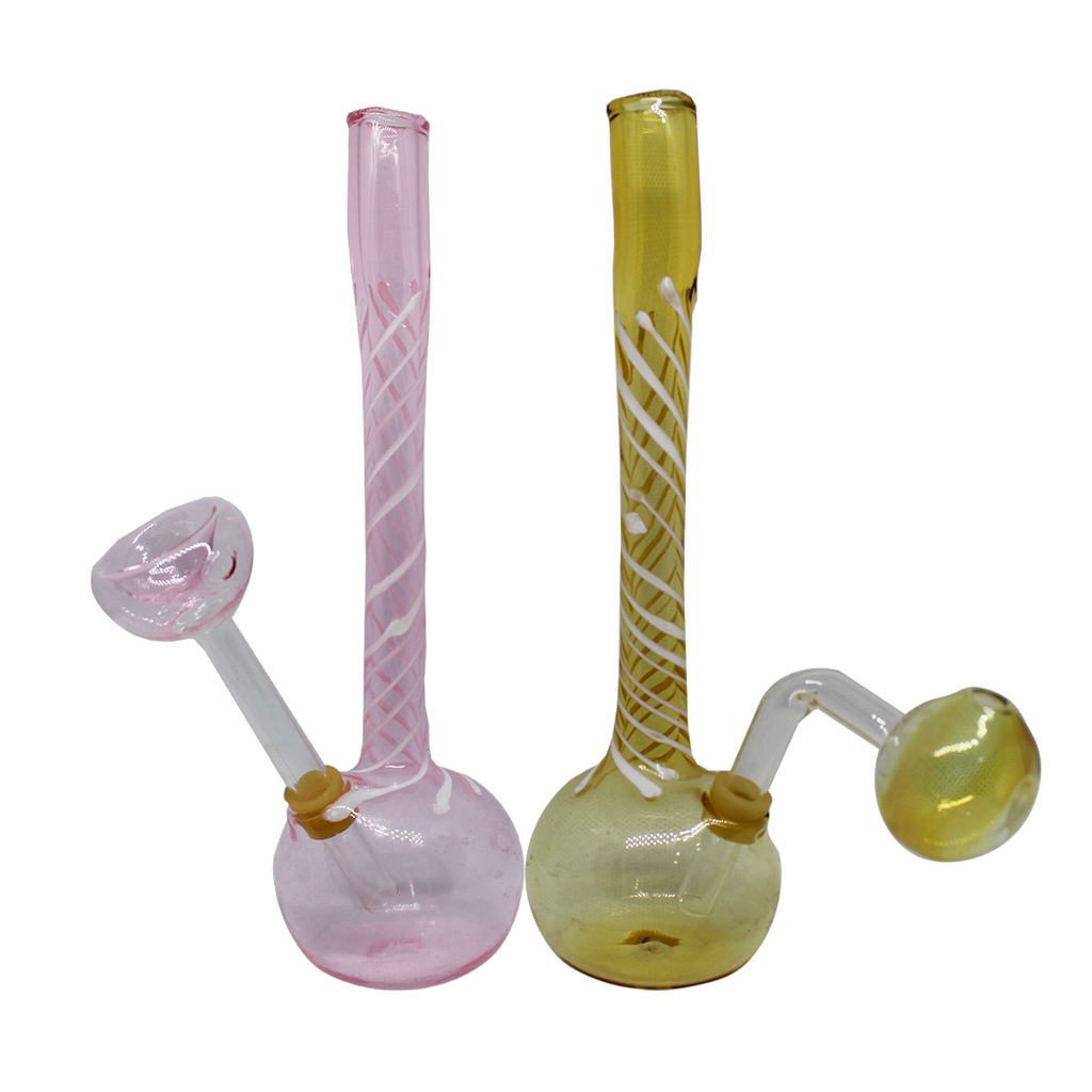 10pz Mini Bong Cola Rayada